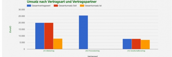 Lieferantenumsatz nach Vertragsart