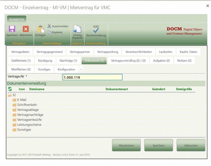 DOCMSet Einzelvertrag Bild110 Dokumente Tab11